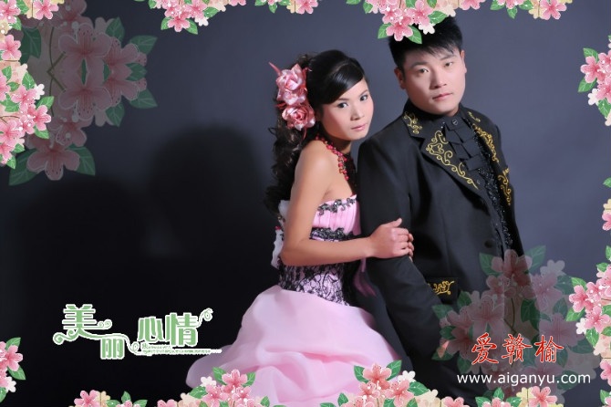 晒晒和老公的幸福照