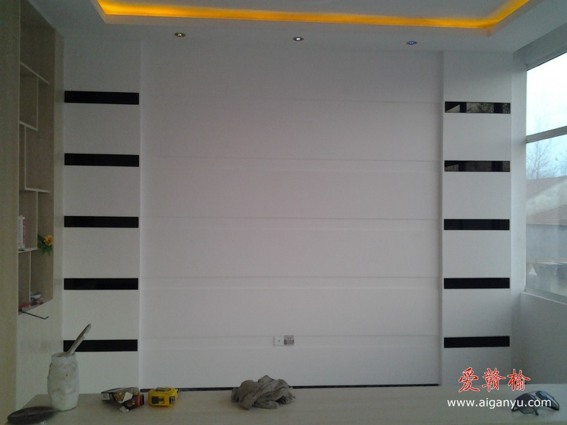 这是客厅的背景墙