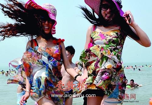 海风撩裙起阿妹连岛游