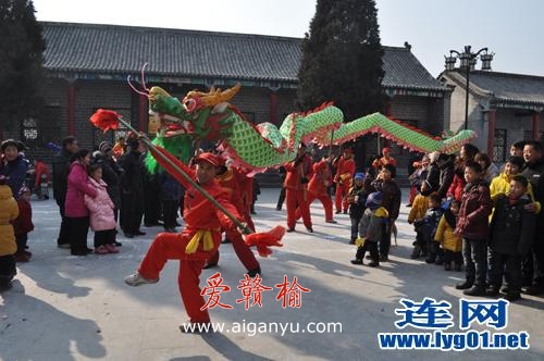 桃林舞龙庆新春