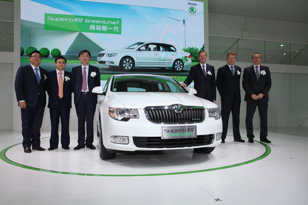 上海大众斯柯达强大阵容亮相广州车展