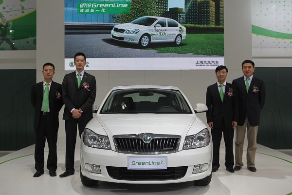 斯柯达明锐GreenLine 绿动新一代亮相长春车展