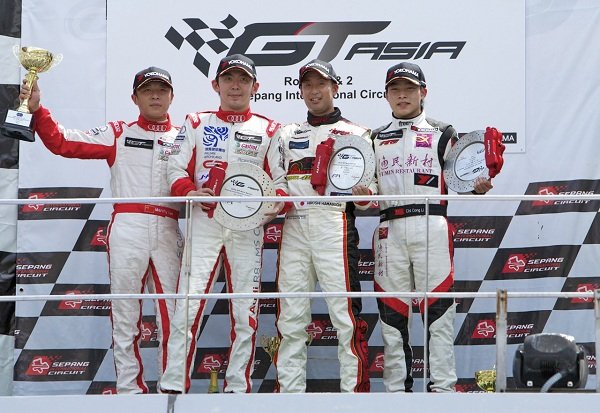 奥迪R8 LMS杯领先亚洲GT系列赛