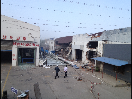 投诉雨花区城管局强拆蓝盾监测站