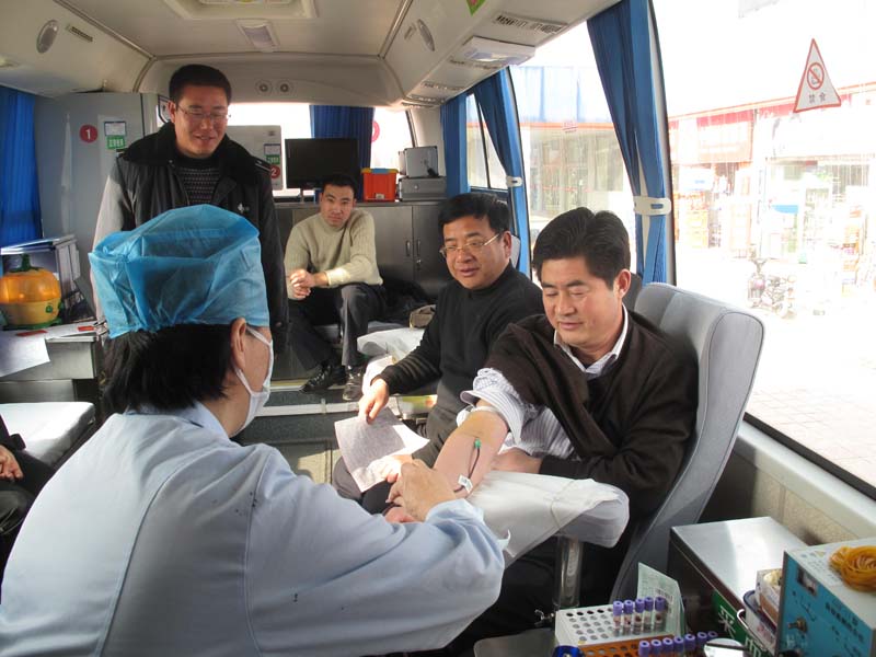 赣榆县客运总公司连续四年组织员工无偿献血