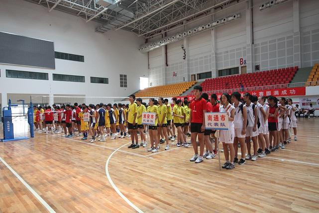 2011年江苏省青少年排球比赛在赣榆县拉开战幕
