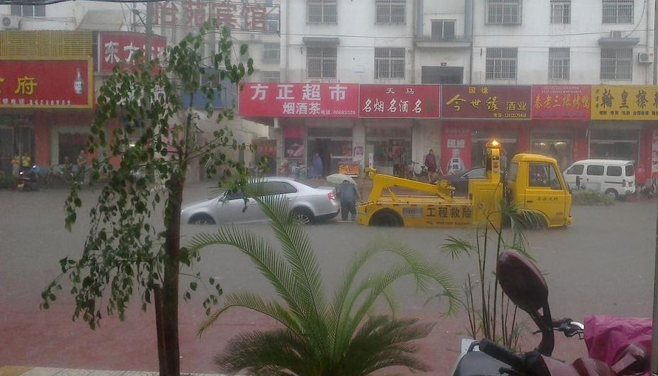 大暴雨突袭赣榆，应急系统经受住考验