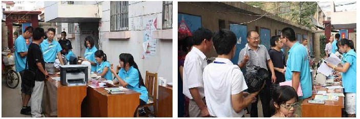 赣榆县有线电视数字化转换宣传进社区