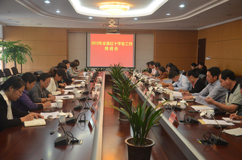 县红十字工作推进会议召开