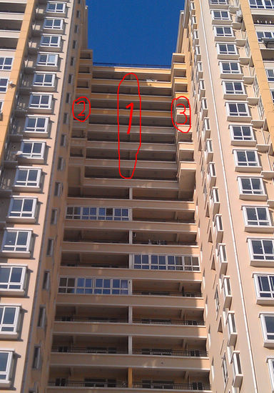 烟台最牛楼盘云海香都 消防通道连阳台直接入户